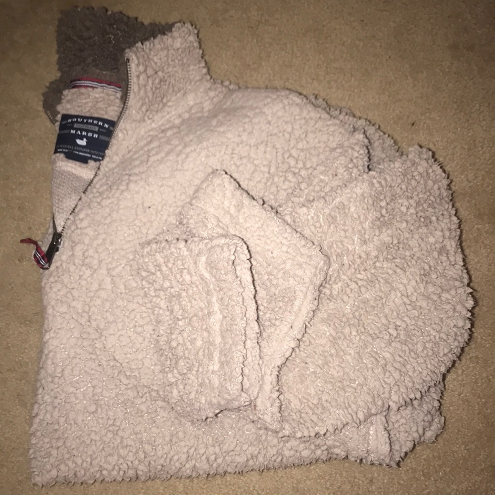 Southern marsh Sherpa pullover